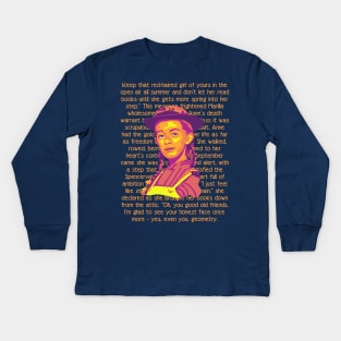 Anne of Green Gables Portrait and Quote Kids Long Sleeve T-Shirt